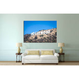 Famous Hollywood landmark in Los Angeles, California №1940 Ready to Hang Canvas Print