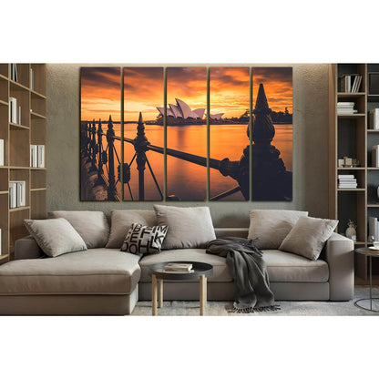 Famous Sydney Opera House №SL1394 Ready to Hang Canvas Print - Zellart Canvas Prints 0new, ALL_Products, Architecture