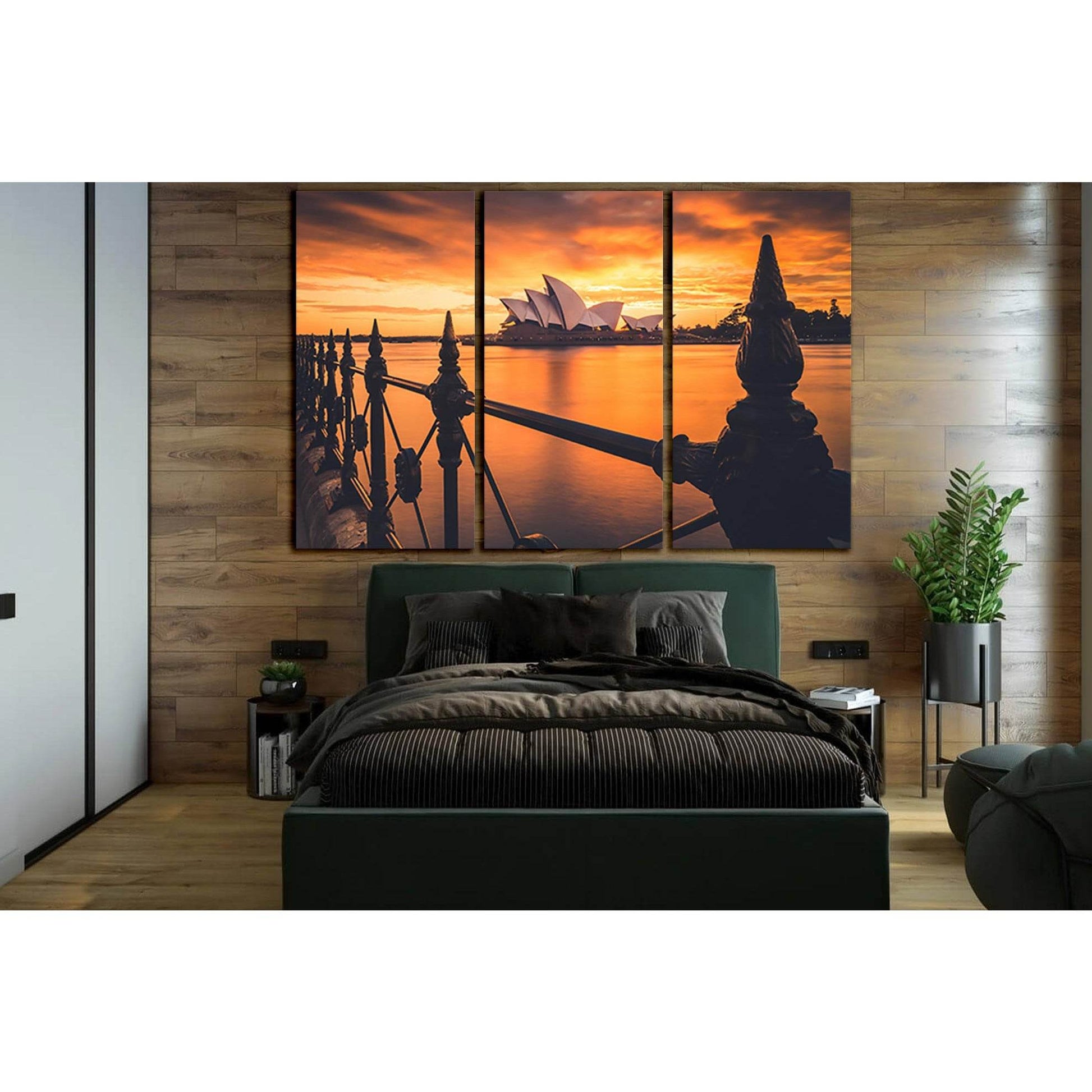 Famous Sydney Opera House №SL1394 Ready to Hang Canvas Print - Zellart Canvas Prints 0new, ALL_Products, Architecture
