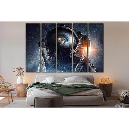 Fantastic Astronaut №SL416 Ready to Hang Canvas Print - Zellart Canvas Prints 0new, ALL_Products, Astronomy & Space Canvas Wall Art