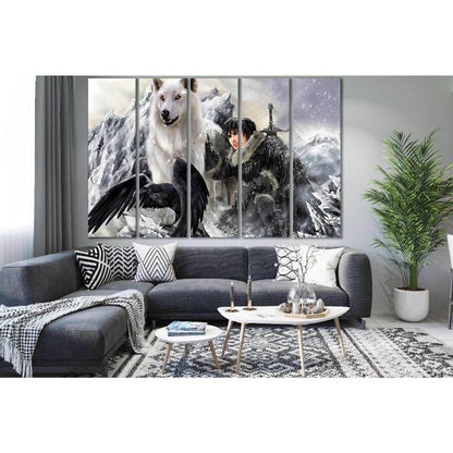 Fantasy A Song Of Ice And Fire №SL1269 Ready to Hang Canvas Print - Zellart Canvas Prints 0new, ALL_Products, Fantasy And Sci Fi Wall Art