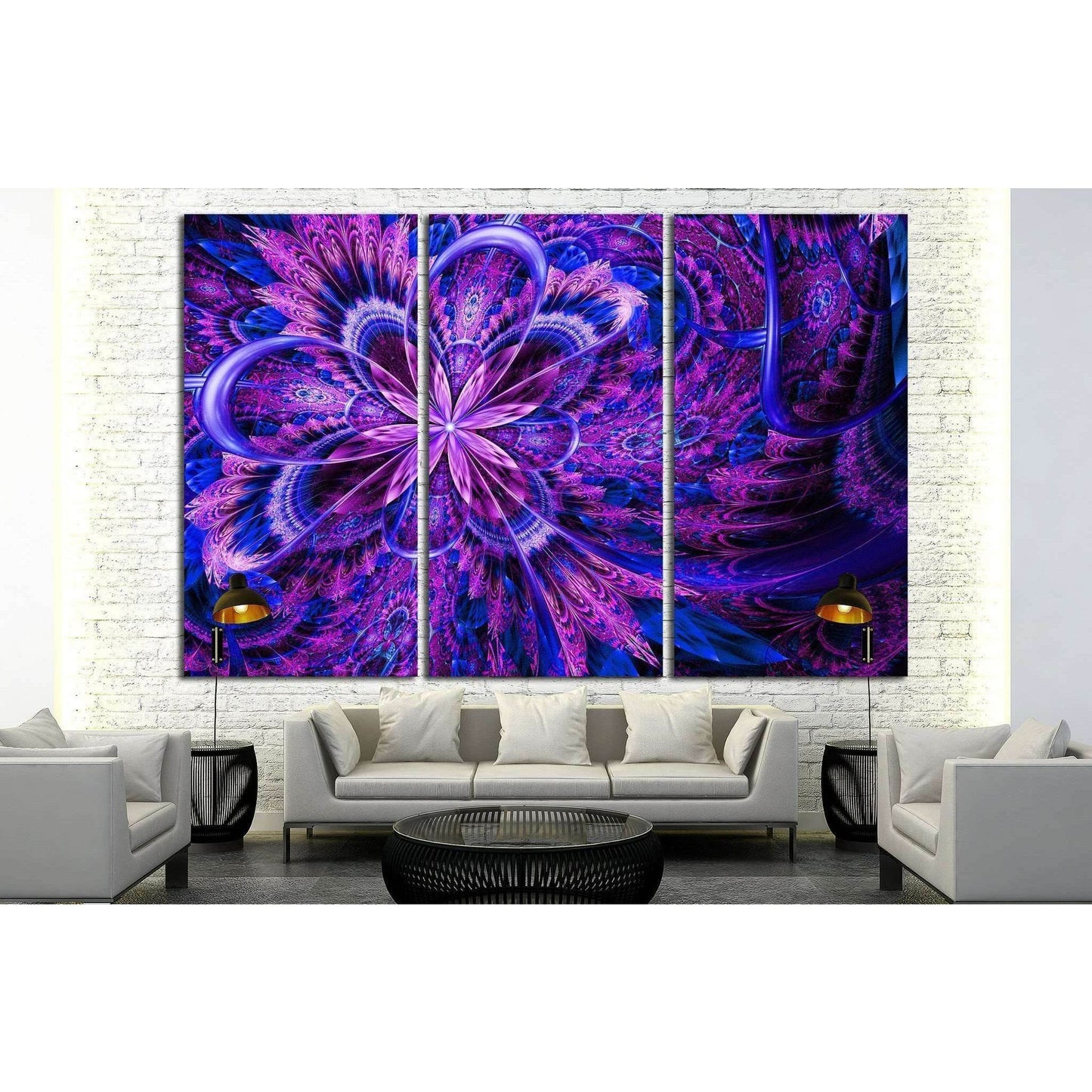 fantasy artistic flower with lighting effect №1420 Ready to Hang Canvas PrintCanvas art arrives ready to hang, with hanging accessories included and no additional framing required. Every canvas print is hand-crafted, made on-demand at our workshop and exp