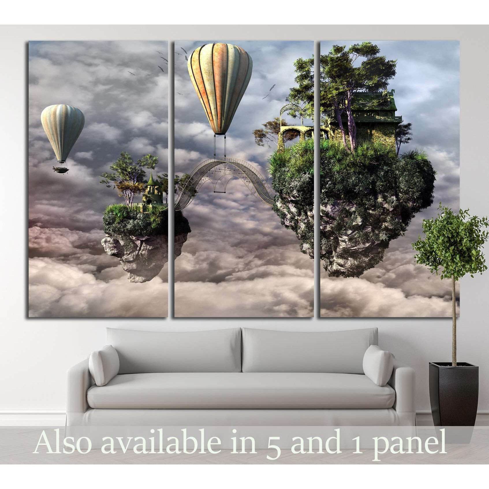 fantasy buildings №707 Ready to Hang Canvas PrintCanvas art arrives ready to hang, with hanging accessories included and no additional framing required. Every canvas print is hand-crafted, made on-demand at our workshop and expertly stretched around 100%