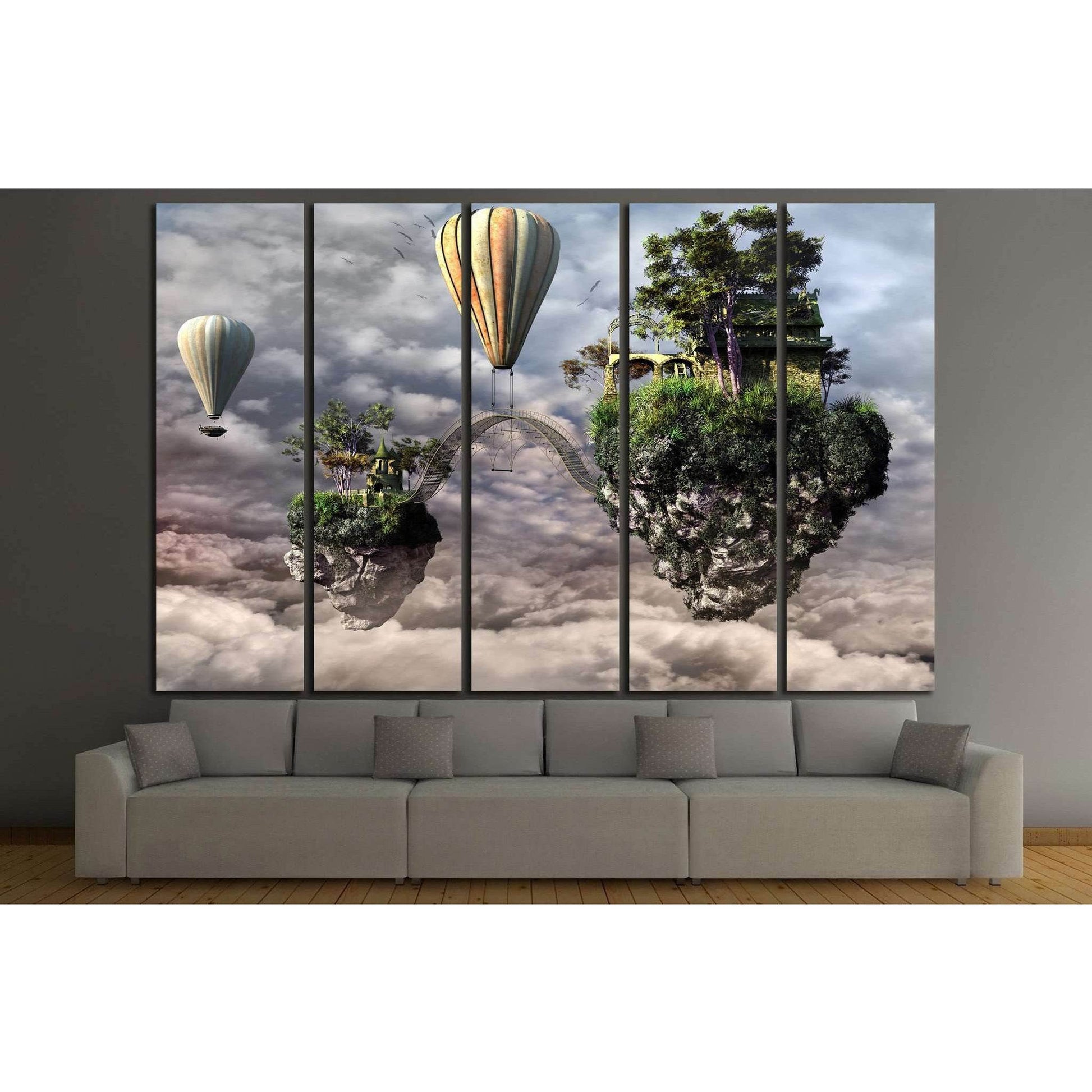 fantasy buildings №707 Ready to Hang Canvas PrintCanvas art arrives ready to hang, with hanging accessories included and no additional framing required. Every canvas print is hand-crafted, made on-demand at our workshop and expertly stretched around 100%
