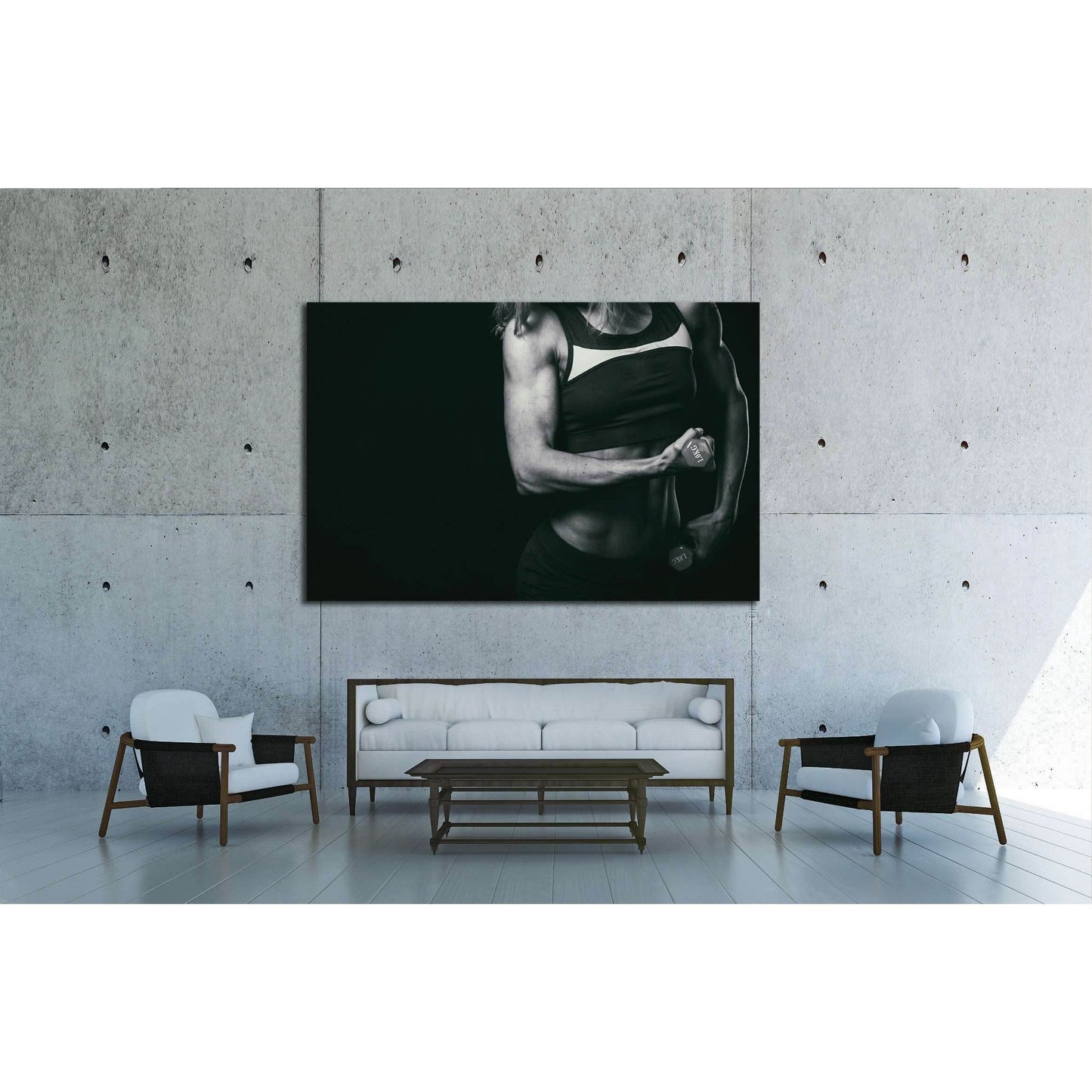 Female fitness, beautiful female body №2132 Ready to Hang Canvas PrintCanvas art arrives ready to hang, with hanging accessories included and no additional framing required. Every canvas print is hand-crafted, made on-demand at our workshop and expertly s