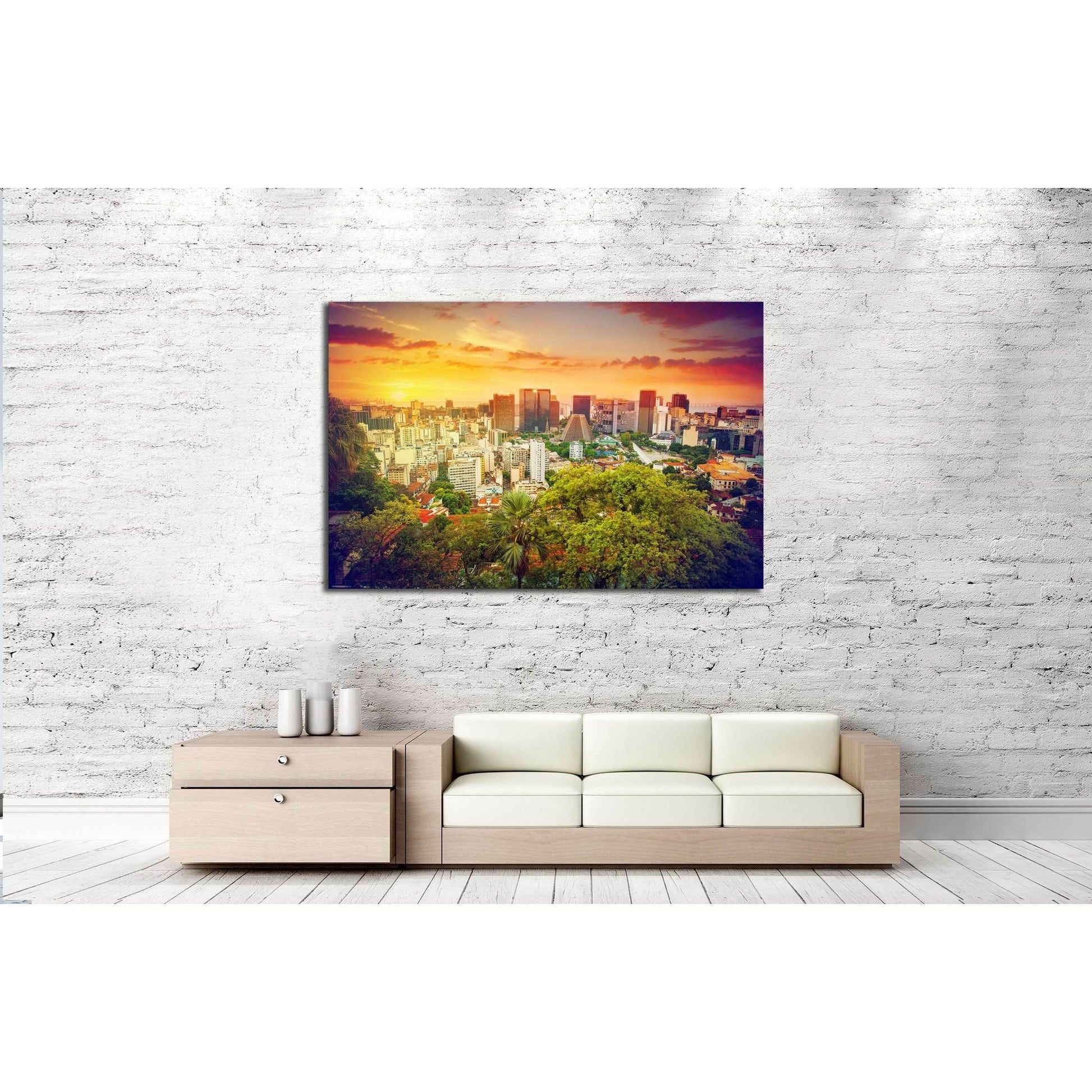 Financial center of Rio de Janeiro, Brazil №3036 Ready to Hang Canvas PrintCanvas art arrives ready to hang, with hanging accessories included and no additional framing required. Every canvas print is hand-crafted, made on-demand at our workshop and exper