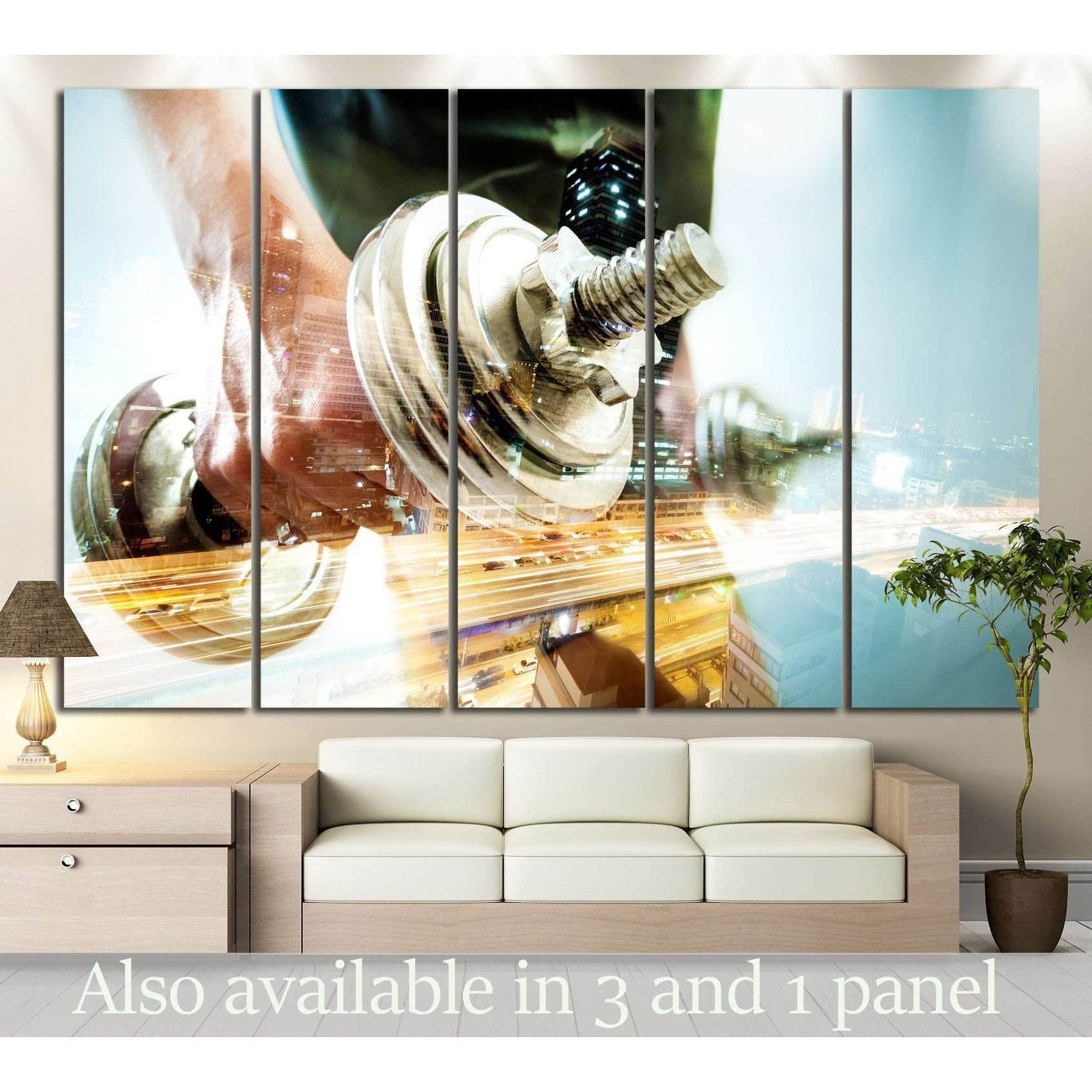 Fitness Wall Art №198 Ready to Hang Canvas Print - Zellart Canvas Prints ALL_Products, wd-198