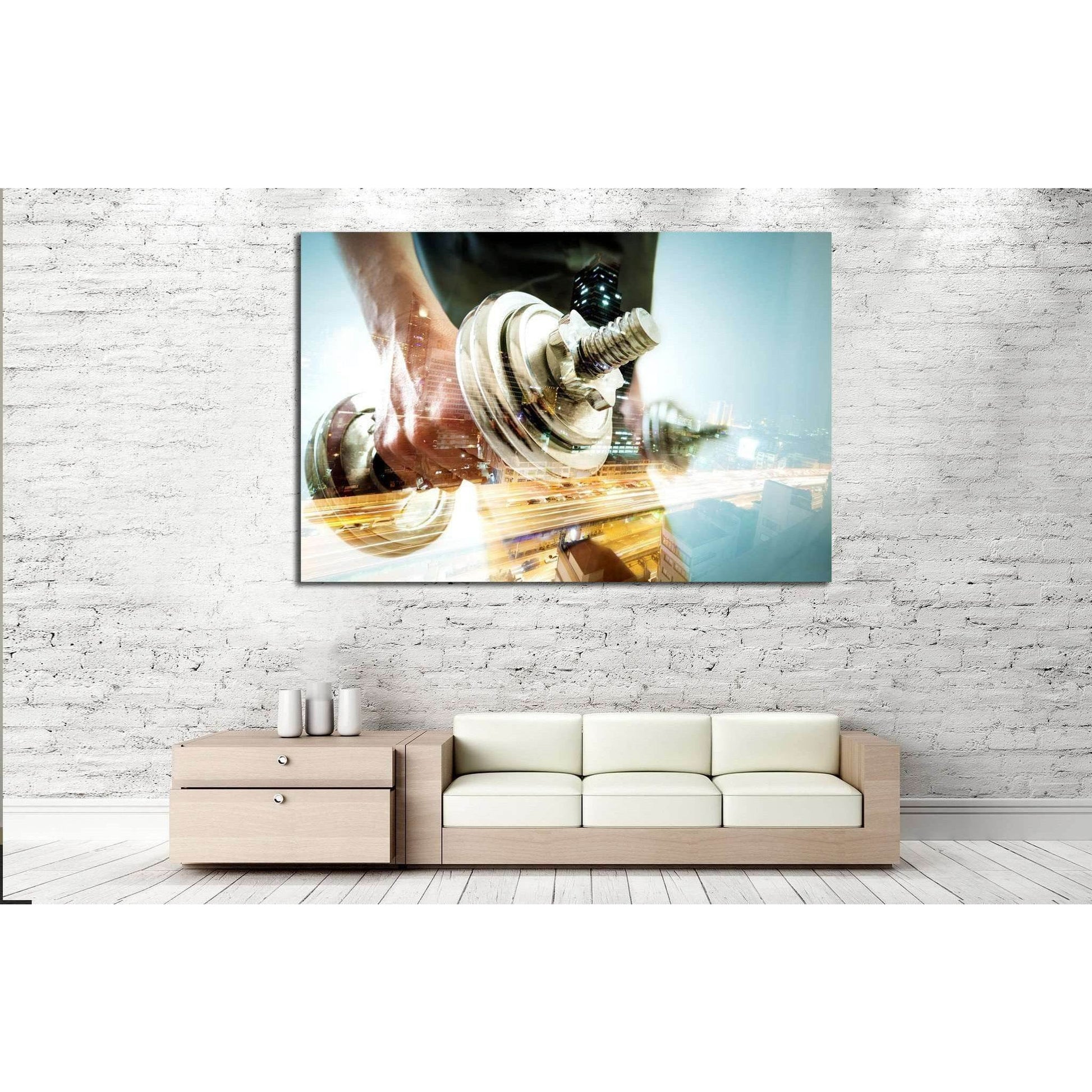 Fitness Wall Art №198 Ready to Hang Canvas Print - Zellart Canvas Prints ALL_Products, wd-198
