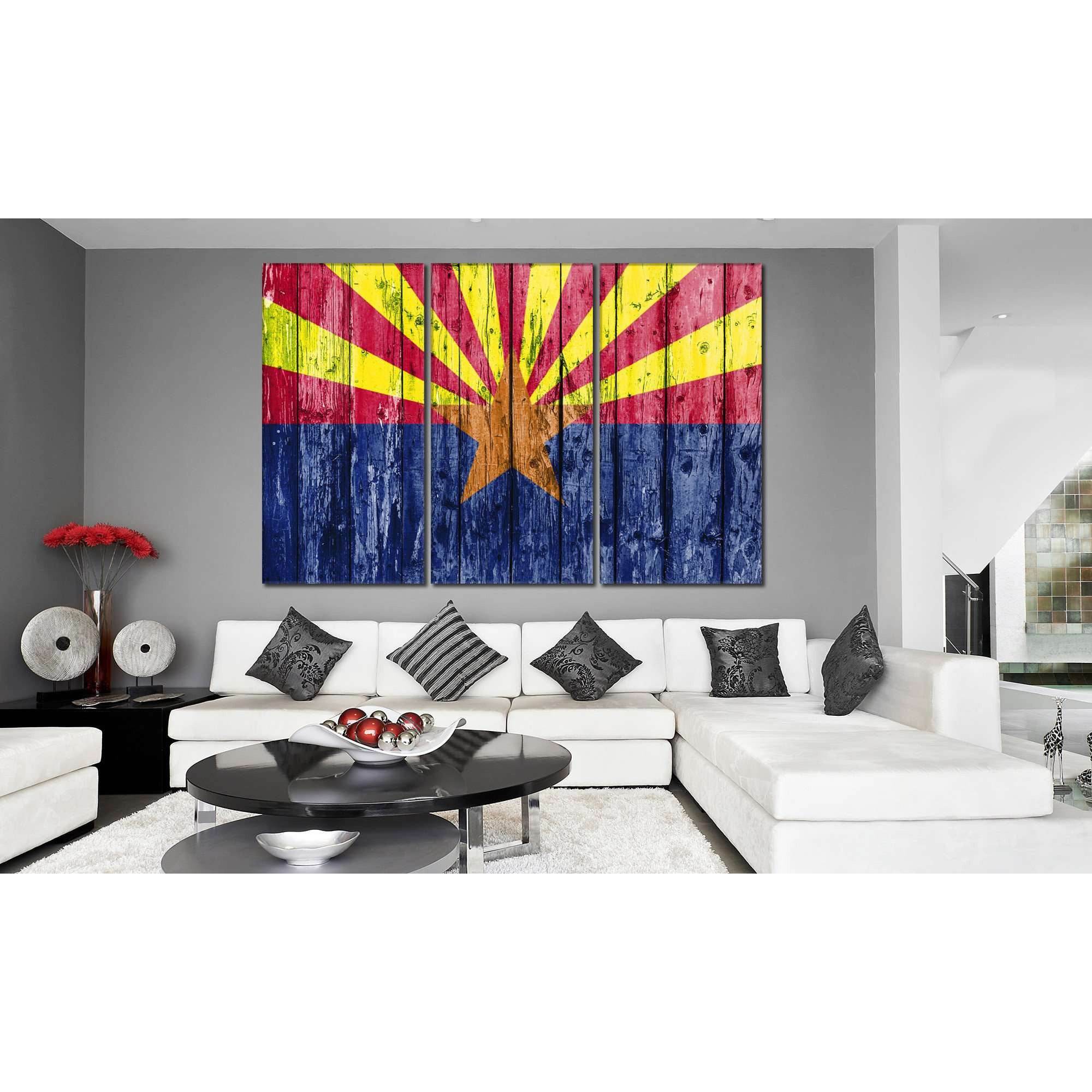 Flag of Arizona №834 Ready to Hang Canvas Print