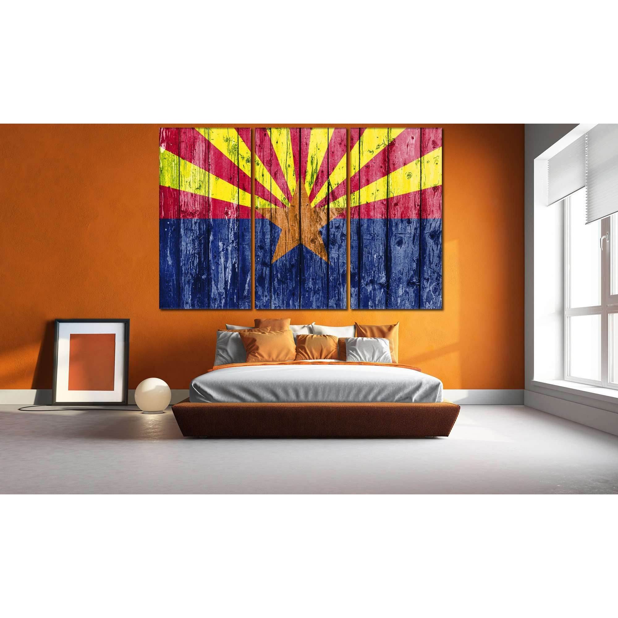 Flag of Arizona №834 Ready to Hang Canvas Print