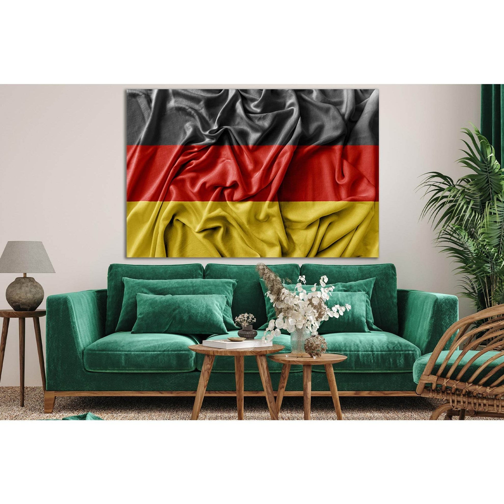 Flag Of Germany №SL1174 Ready to Hang Canvas Print - Zellart Canvas Prints 0new, ALL_Products, Flags