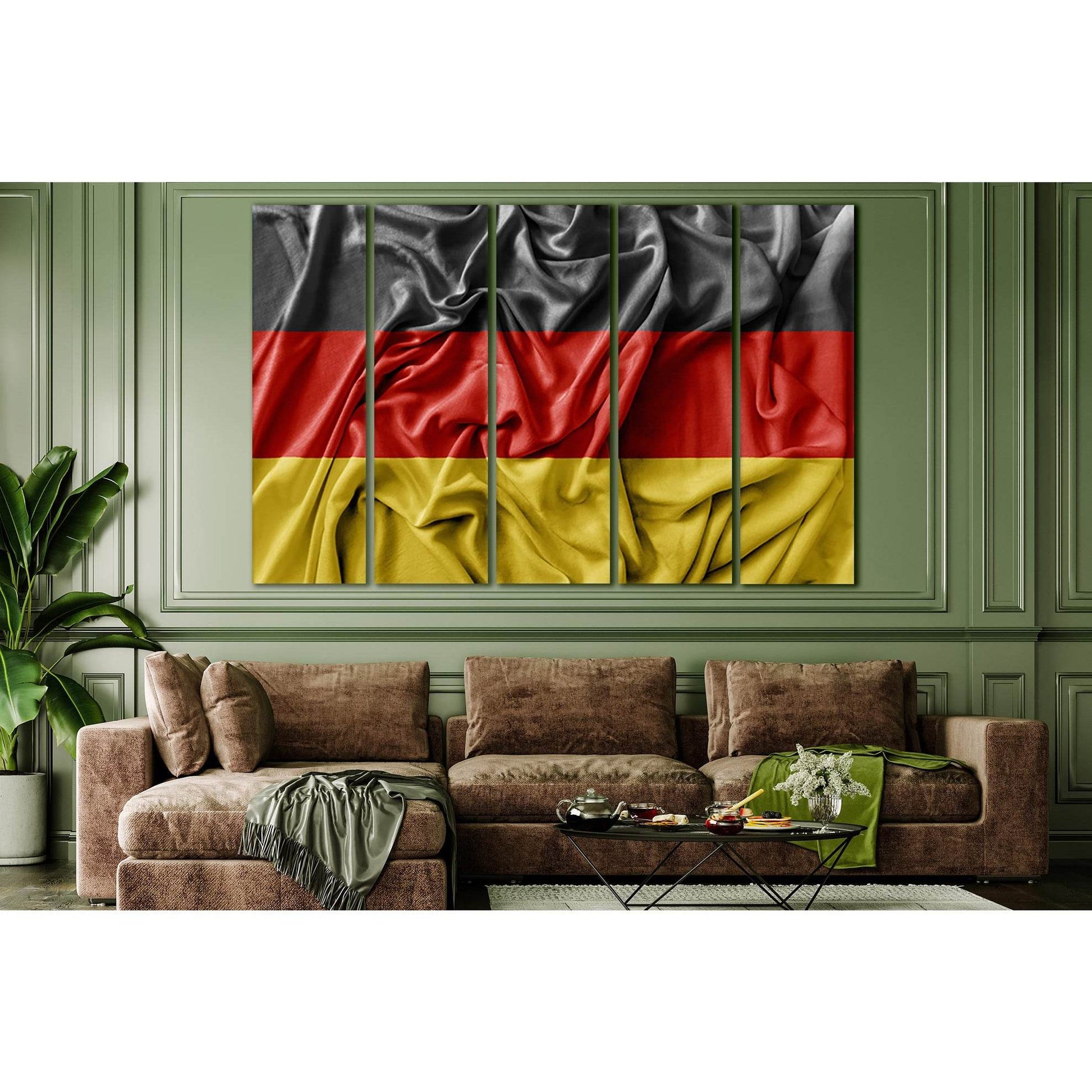 Flag Of Germany №SL1174 Ready to Hang Canvas Print - Zellart Canvas Prints 0new, ALL_Products, Flags