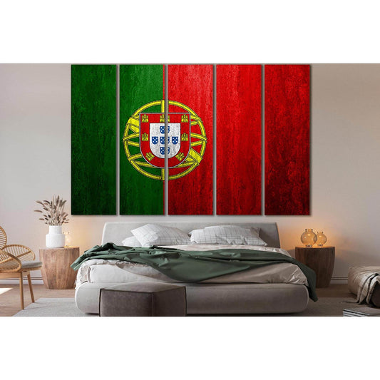 Flag Of Portugal №SL1159 Ready to Hang Canvas Print - Zellart Canvas Prints 0new, ALL_Products, Flags