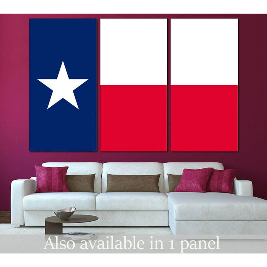 Flag of Texas №824 Ready to Hang Canvas PrintCanvas art arrives ready to hang, with hanging accessories included and no additional framing required. Every canvas print is hand-crafted, made on-demand at our workshop and expertly stretched around 100% Nort