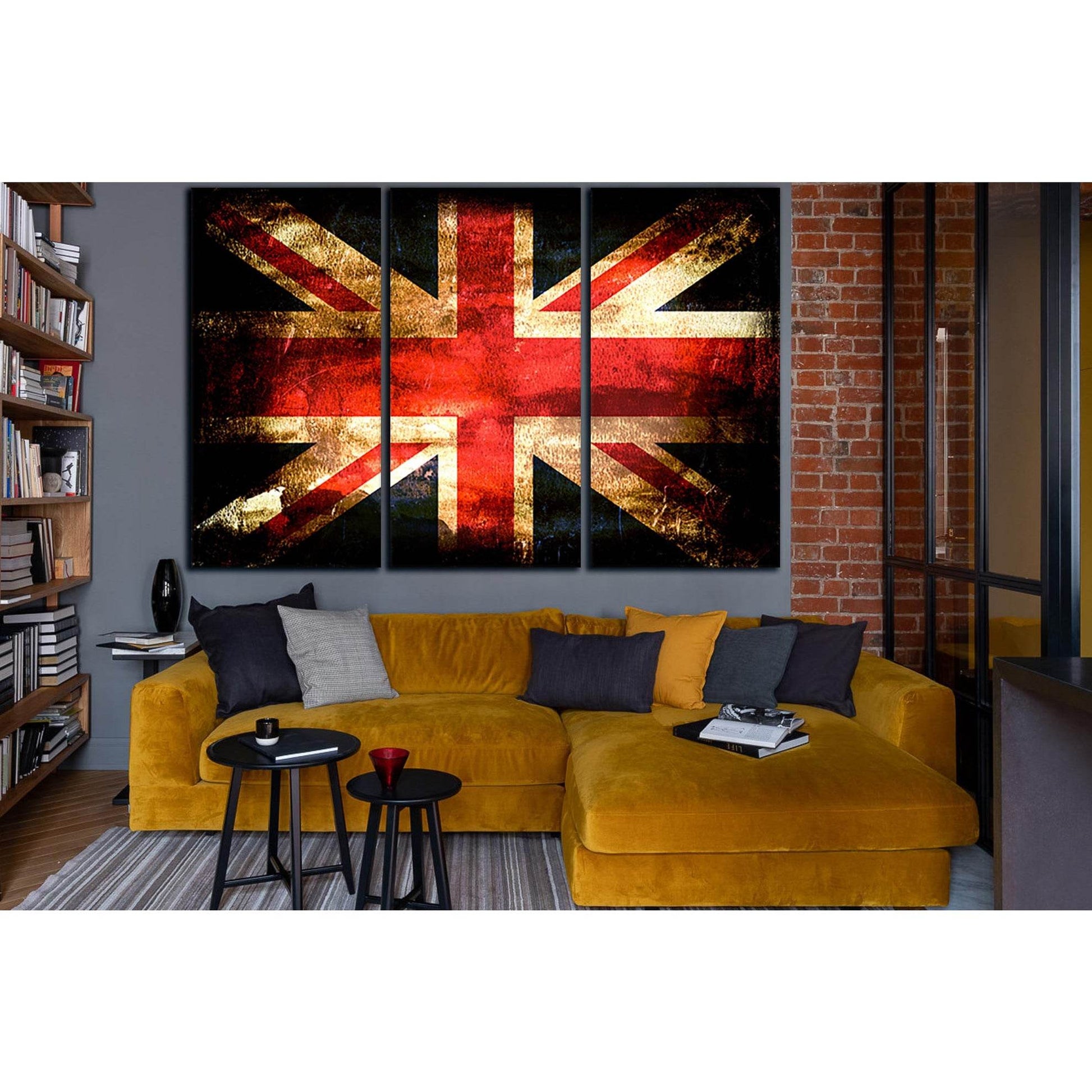 Flag Of UK №SL1175 Ready to Hang Canvas Print - Zellart Canvas Prints 0new, ALL_Products, Flags