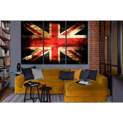 Flag Of UK №SL1175 Ready to Hang Canvas Print - Zellart Canvas Prints 0new, ALL_Products, Flags