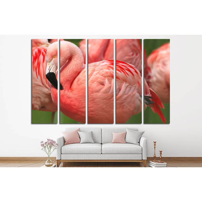 Flamingo Close Up №2799 Ready to Hang Canvas PrintCanvas art arrives ready to hang, with hanging accessories included and no additional framing required. Every canvas print is hand-crafted, made on-demand at our workshop and expertly stretched around 100%
