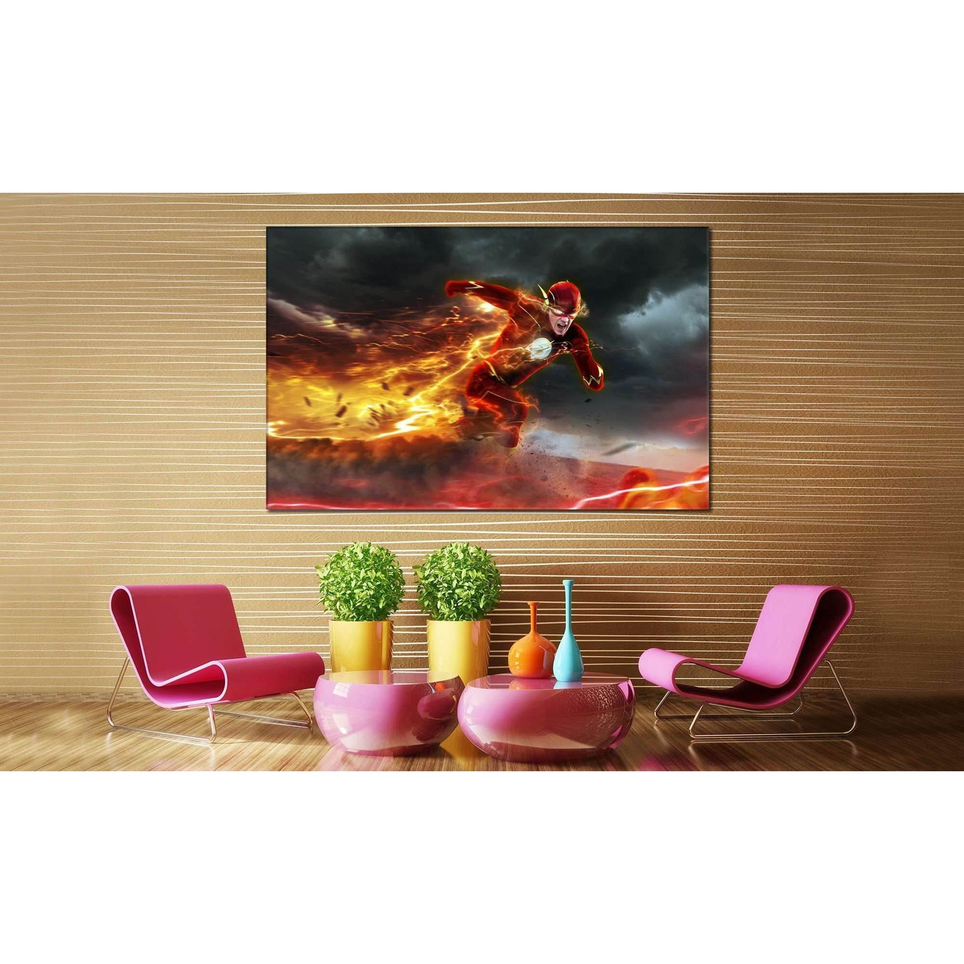 Flash Barry №2006 Ready to Hang Canvas Print - Zellart Canvas Prints ALL_Products