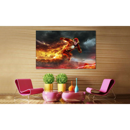 Flash Barry №2006 Ready to Hang Canvas Print - Zellart Canvas Prints ALL_Products