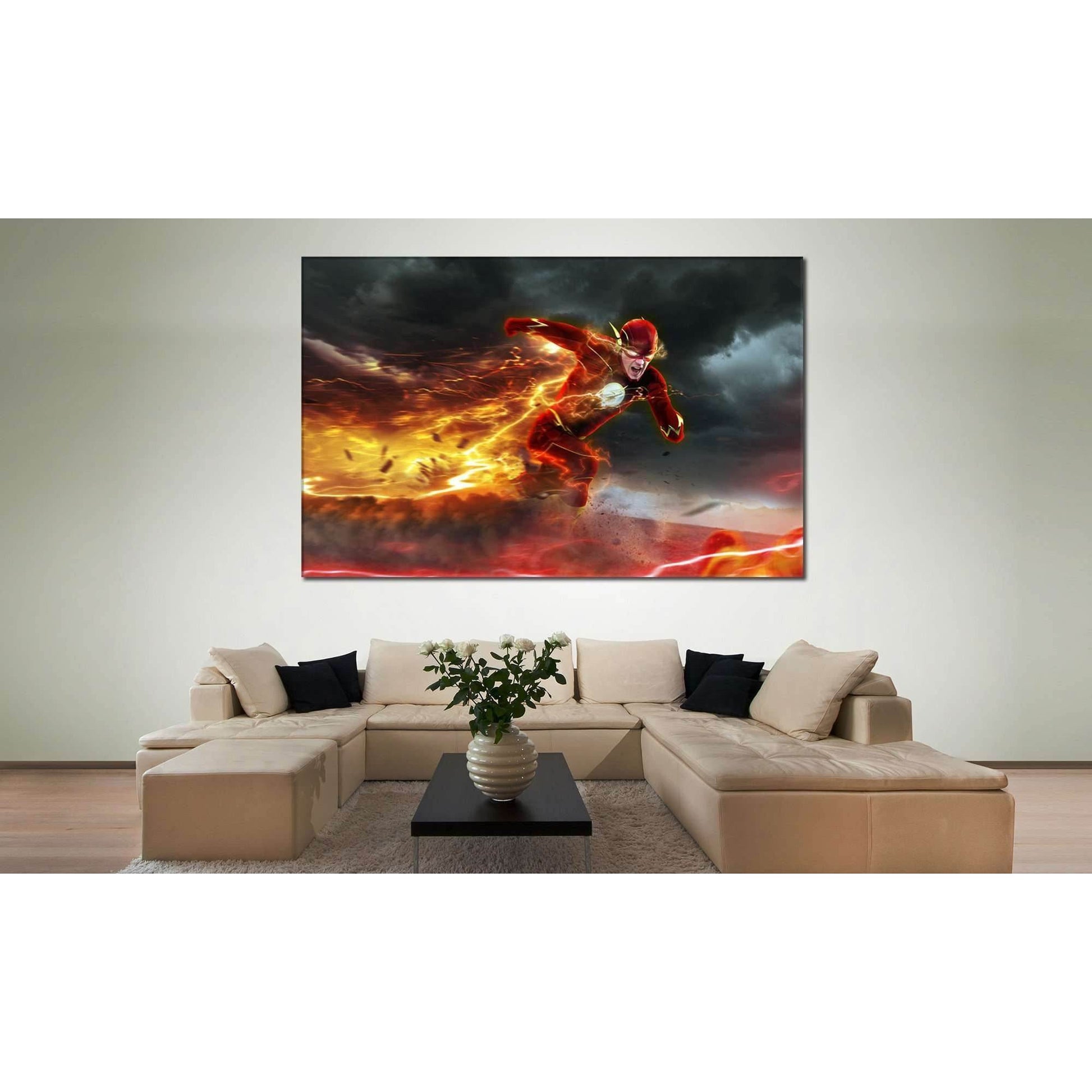 Flash Barry №2006 Ready to Hang Canvas Print - Zellart Canvas Prints ALL_Products