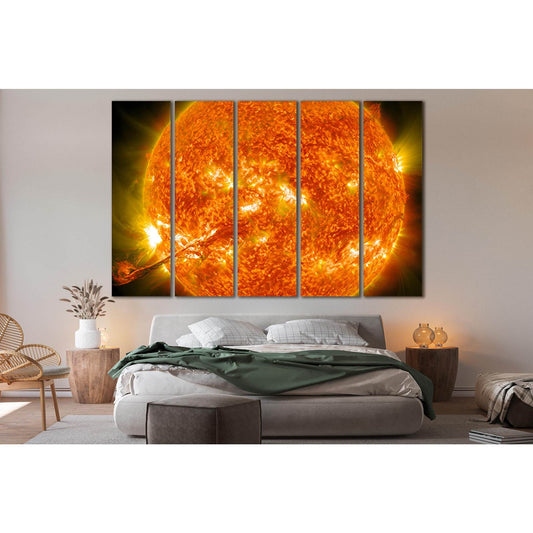 Flash In The Sun №SL386 Ready to Hang Canvas Print - Zellart Canvas Prints 0new, ALL_Products, Astronomy & Space Canvas Wall Art