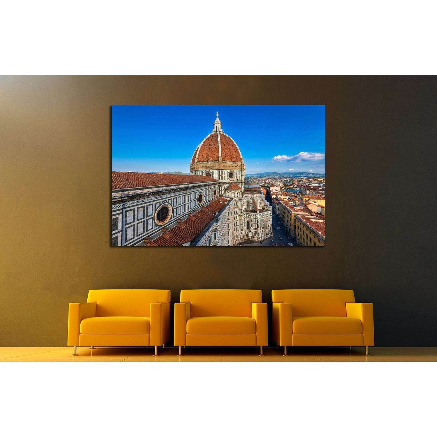 Florence Duomo. Basilica di Santa Maria del Fiore in Florence, Italy №1803 Ready to Hang Canvas PrintCanvas art arrives ready to hang, with hanging accessories included and no additional framing required. Every canvas print is hand-crafted, made on-demand