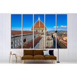Florence Duomo. Basilica di Santa Maria del Fiore in Florence, Italy №1803 Ready to Hang Canvas Print