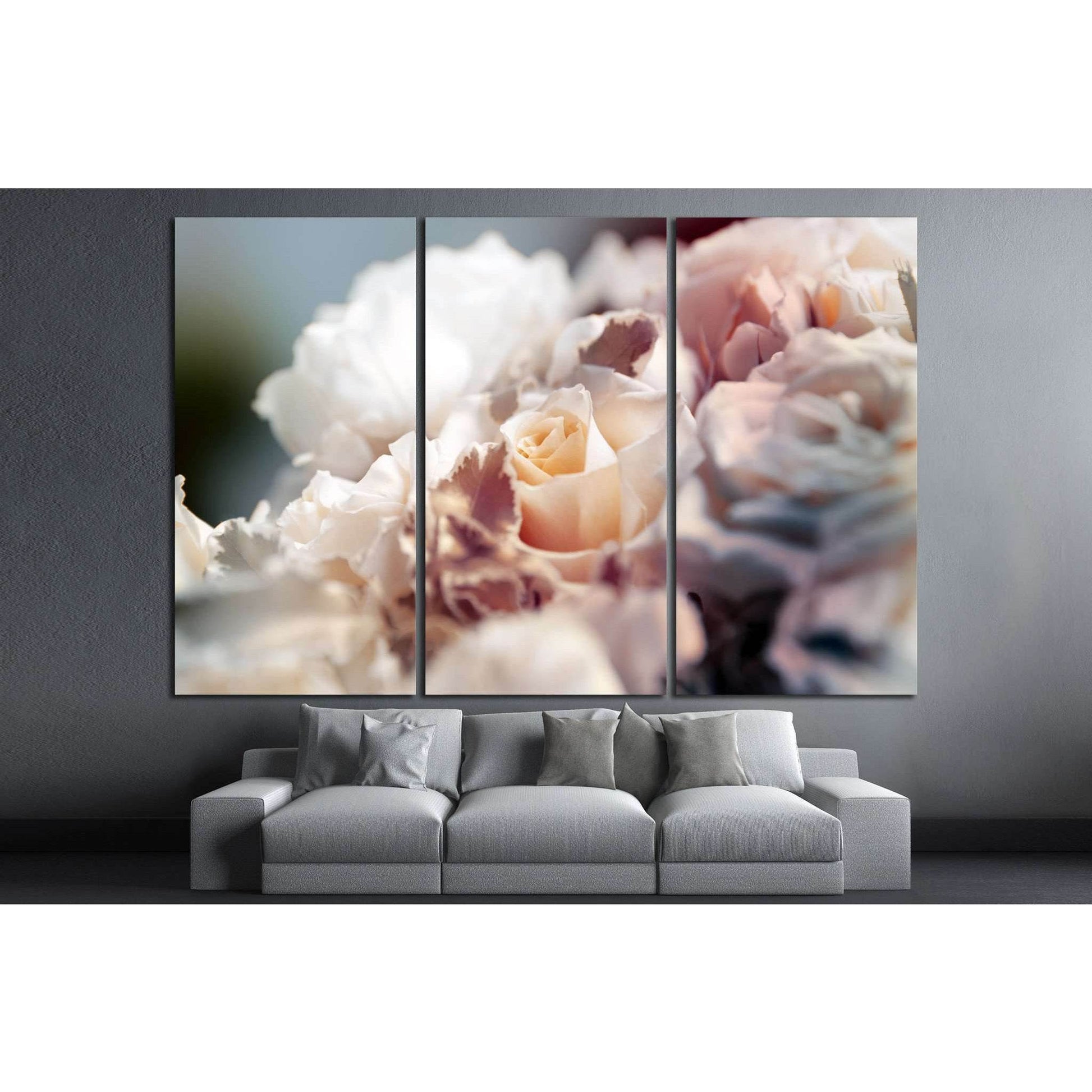 flower background №1086 Ready to Hang Canvas Print - Zellart Canvas Prints ALL_Products, s-1086