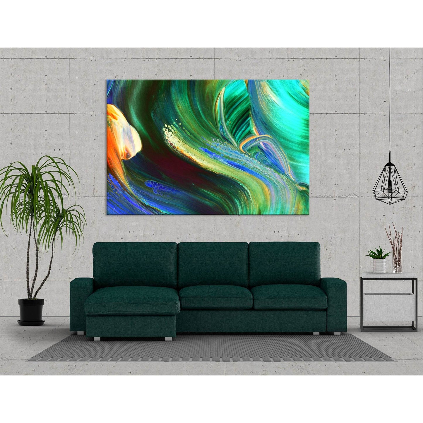 Flower Petal Abstract №04307 Ready to Hang Canvas Print - Zellart Canvas Prints ALL_Products
