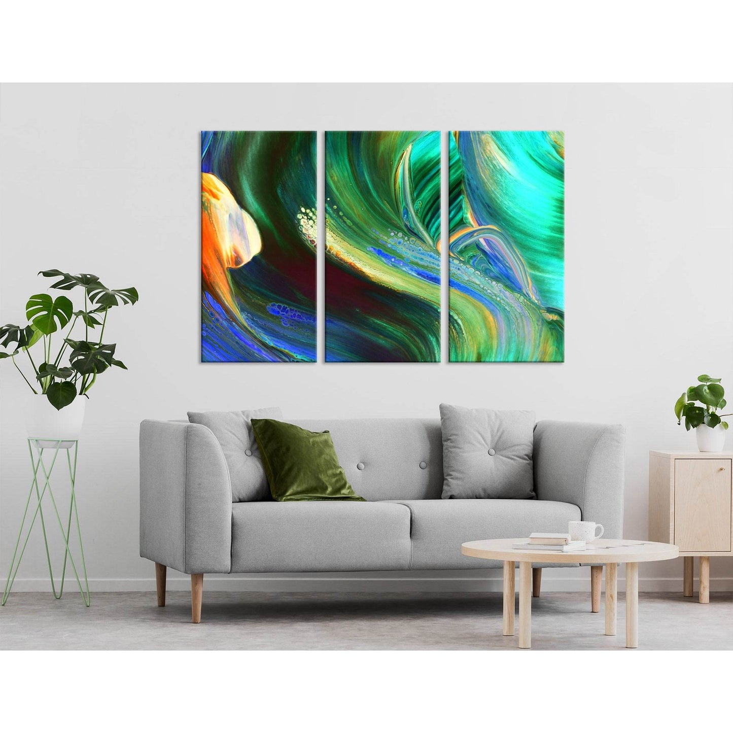 Flower Petal Abstract №04307 Ready to Hang Canvas Print - Zellart Canvas Prints ALL_Products