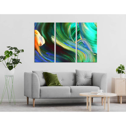 Flower Petal Abstract №04307 Ready to Hang Canvas Print - Zellart Canvas Prints ALL_Products