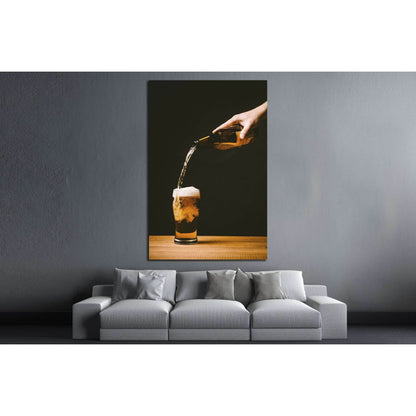 food cold wood hand №3457 Ready to Hang Canvas Print - Zellart Canvas Prints ALL_Products, s-3457