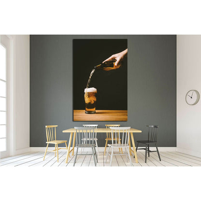 food cold wood hand №3457 Ready to Hang Canvas Print - Zellart Canvas Prints ALL_Products, s-3457