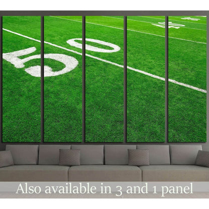 Football field №2129 Ready to Hang Canvas Print - Zellart Canvas Prints ALL_Products, s-2129