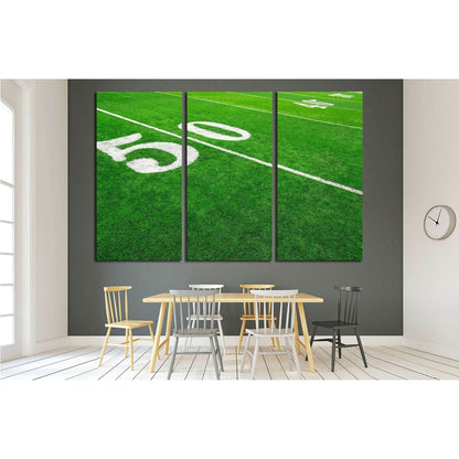 Football field №2129 Ready to Hang Canvas Print - Zellart Canvas Prints ALL_Products, s-2129