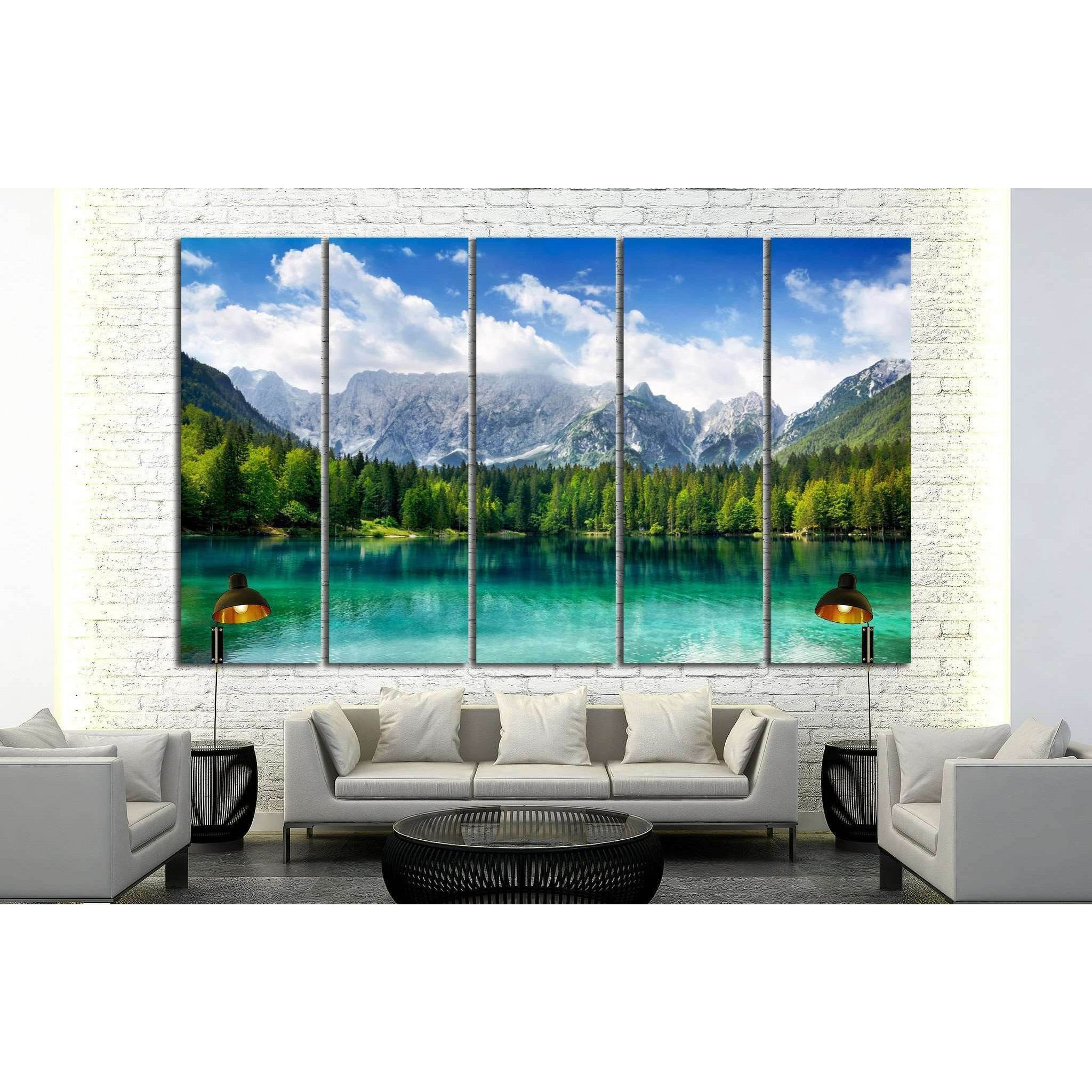 Forest and mountains №21 Ready to Hang Canvas Print