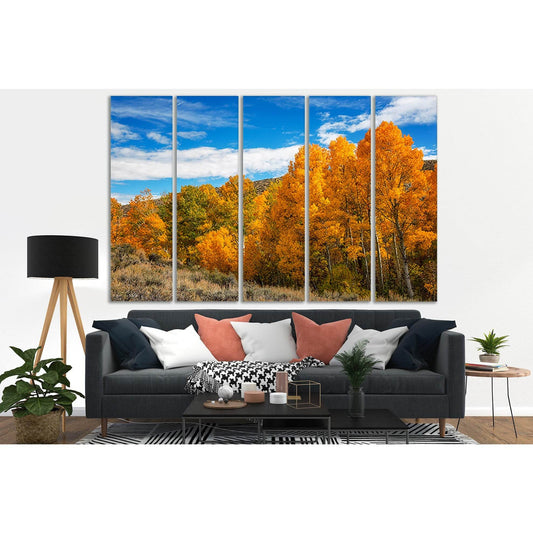 Forest Autumn California №SL636 Ready to Hang Canvas Print - Zellart Canvas Prints 0new, ALL_Products, Autumn Wall Art