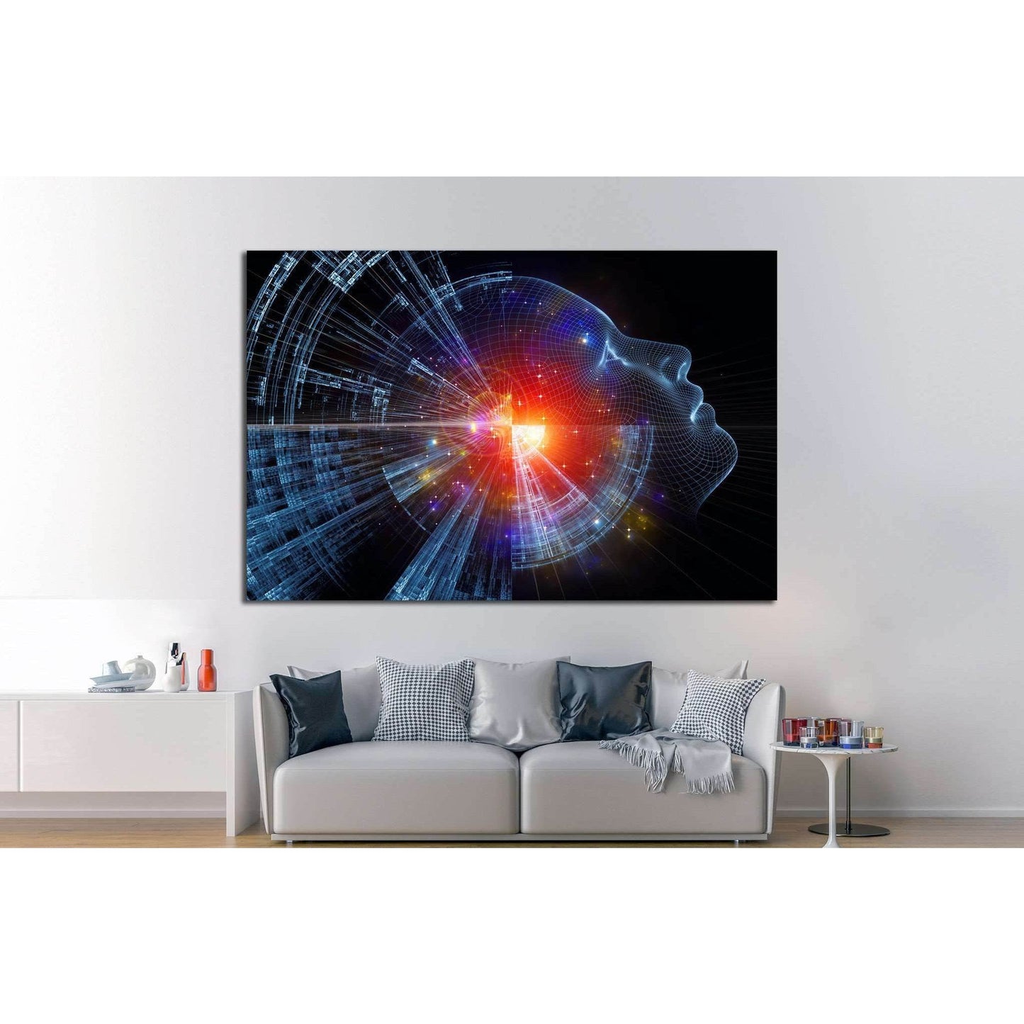 fractal elements №1084 Ready to Hang Canvas PrintCanvas art arrives ready to hang, with hanging accessories included and no additional framing required. Every canvas print is hand-crafted, made on-demand at our workshop and expertly stretched around 100%