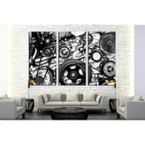 Fragment of Engine №138 Ready to Hang Canvas Print
