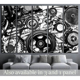 Fragment of Engine №138 Ready to Hang Canvas Print