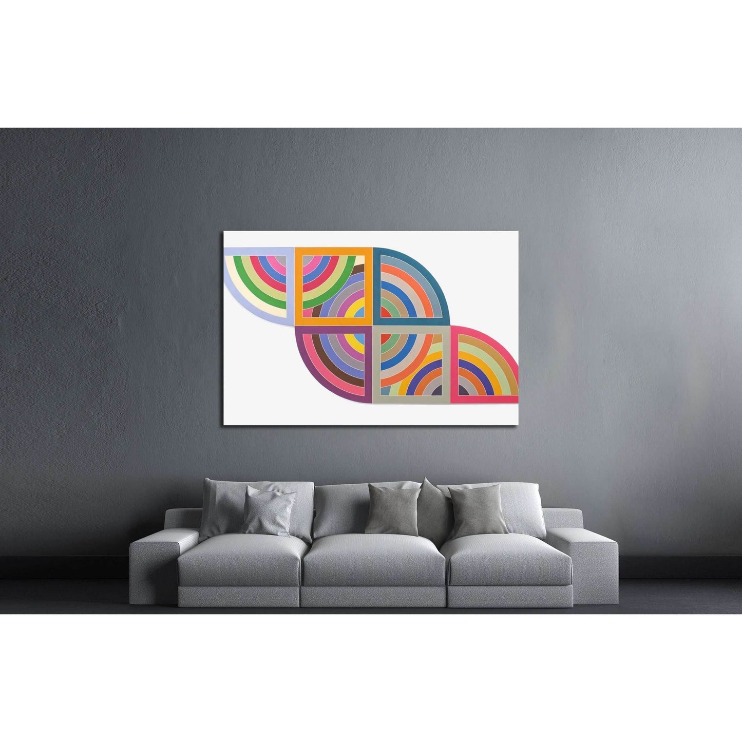 Frank Stella №3290 Ready to Hang Canvas PrintCanvas art arrives ready to hang, with hanging accessories included and no additional framing required. Every canvas print is hand-crafted, made on-demand at our workshop and expertly stretched around 100% Nort