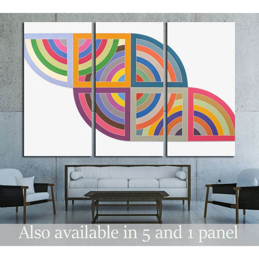 Frank Stella №3290 Ready to Hang Canvas PrintCanvas art arrives ready to hang, with hanging accessories included and no additional framing required. Every canvas print is hand-crafted, made on-demand at our workshop and expertly stretched around 100% Nort