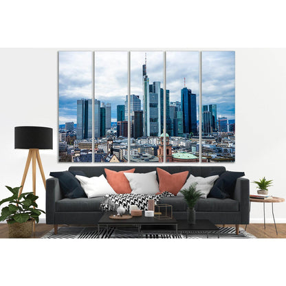 Frankfurt Germany Cityscapes №SL309 Ready to Hang Canvas Print - Zellart Canvas Prints 0new, ALL_Products, Cityscapes & Skylines