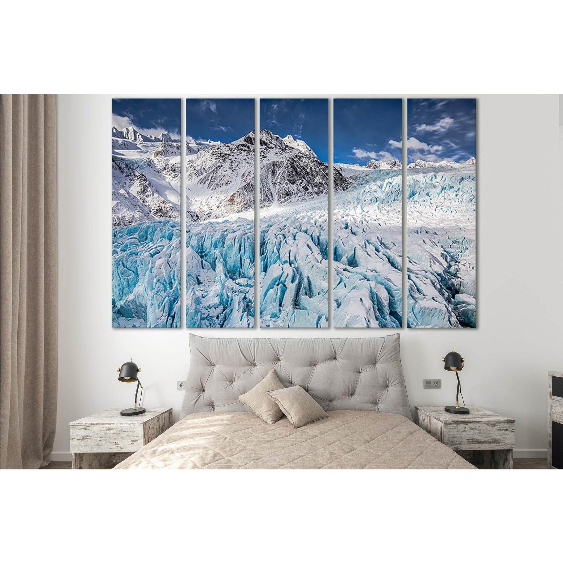 Franz Josef Glacier №SL1305 Ready to Hang Canvas Print - Zellart Canvas Prints 0new, ALL_Products, Glacials