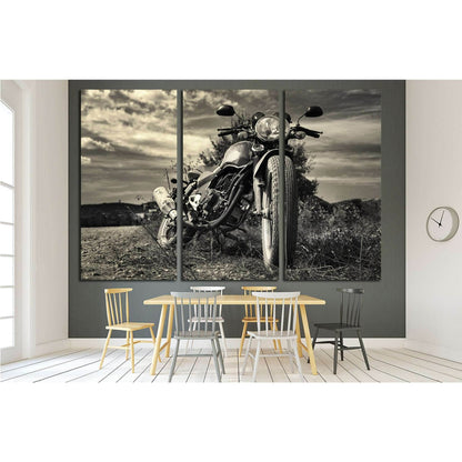 Freedom.Motorbike under sky №1868 Ready to Hang Canvas PrintCanvas art arrives ready to hang, with hanging accessories included and no additional framing required. Every canvas print is hand-crafted, made on-demand at our workshop and expertly stretched a