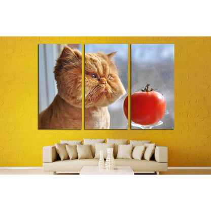 Funny Cat №553 Ready to Hang Canvas PrintCanvas art arrives ready to hang, with hanging accessories included and no additional framing required. Every canvas print is hand-crafted, made on-demand at our workshop and expertly stretched around 100% North Am