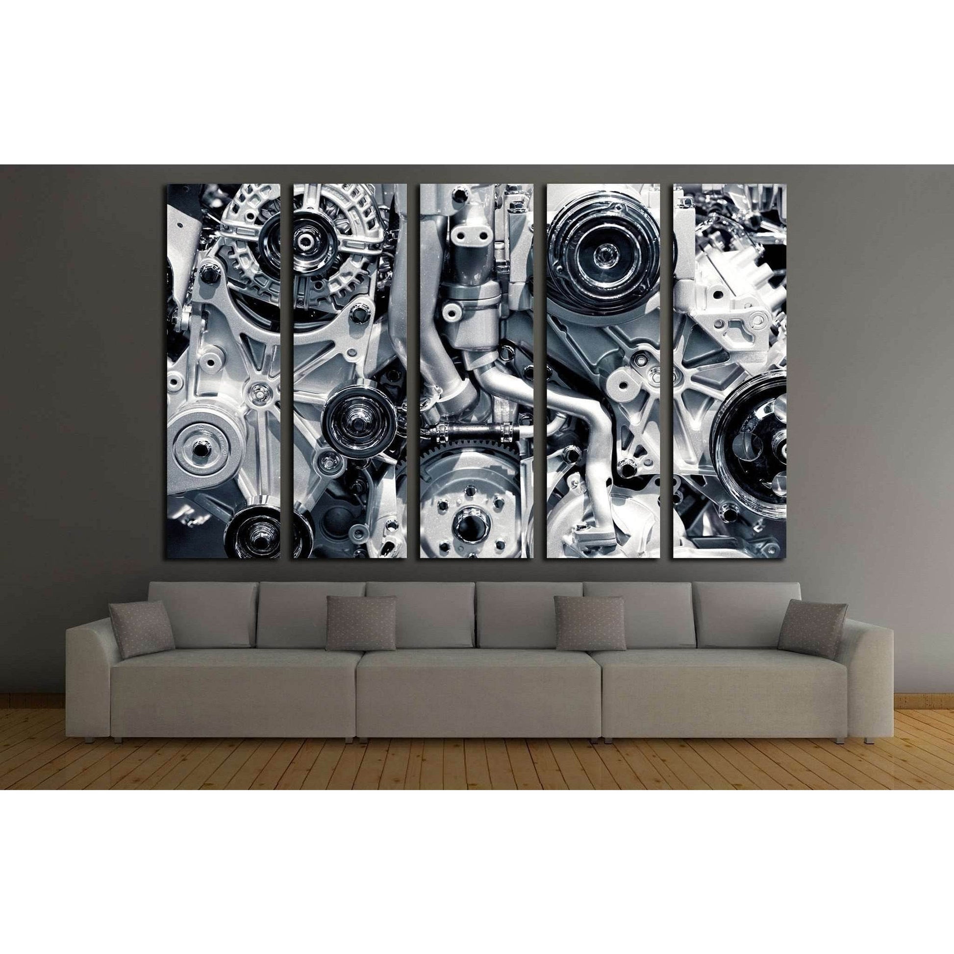 Gas Engine №139 Ready to Hang Canvas Print - Zellart Canvas Prints ALL_Products, wd-139