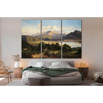 George Crola Landscape Oil Painting №SL563 Ready to Hang Canvas Print - Zellart Canvas Prints 0new, ALL_Products, Oil Painting Wall Art