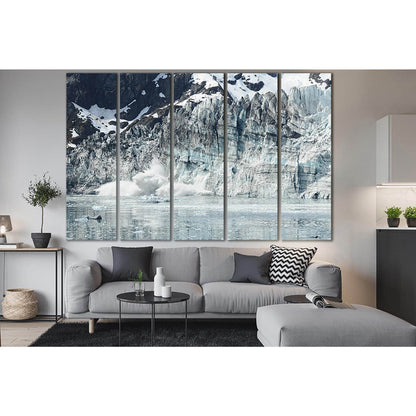 Glacier Bay Alaska Clalving An Iceberg №SL1337 Ready to Hang Canvas Print - Zellart Canvas Prints 0new, ALL_Products, Glacials