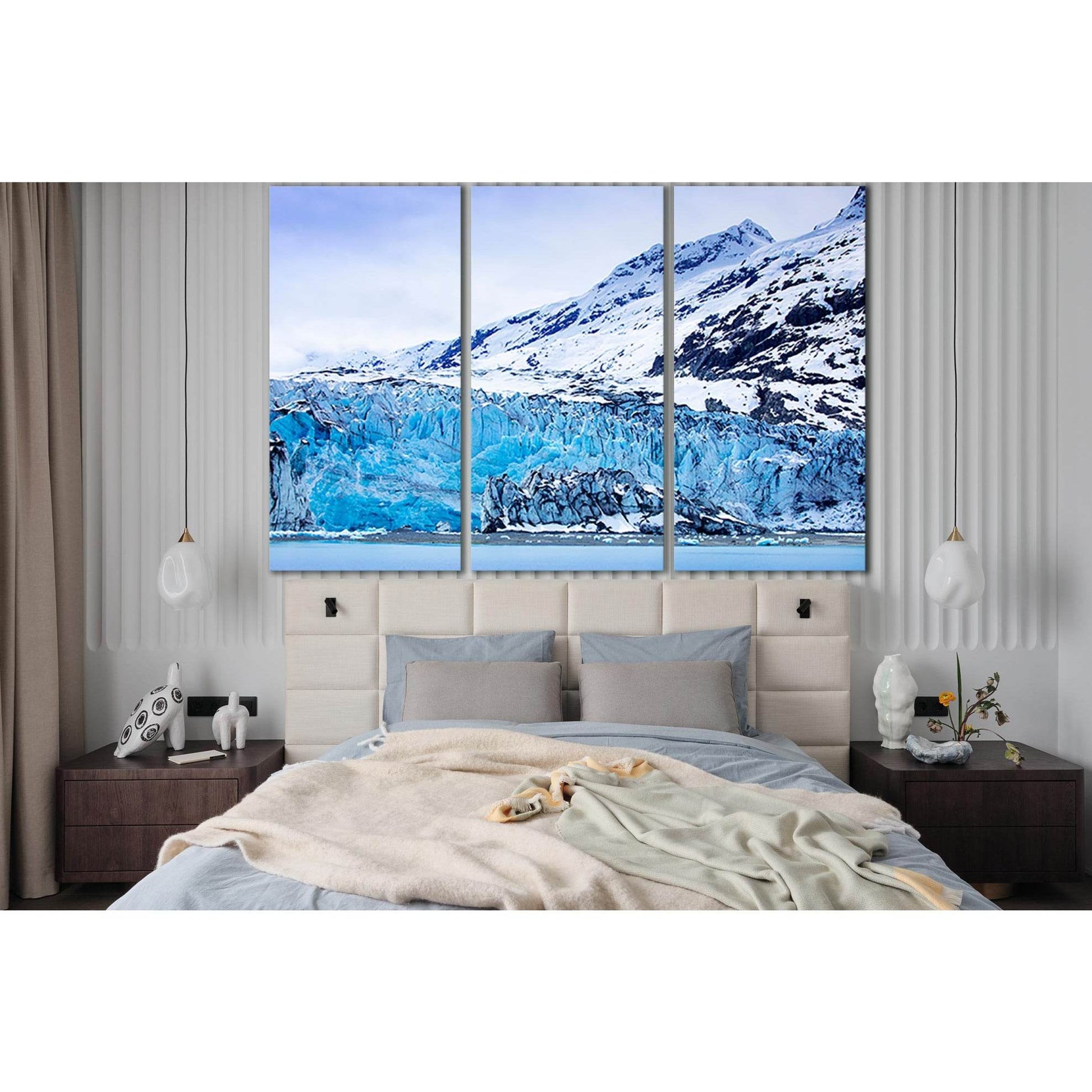 Glacier Bay National Park №SL1307 Ready to Hang Canvas Print - Zellart Canvas Prints 0new, ALL_Products, Glacials